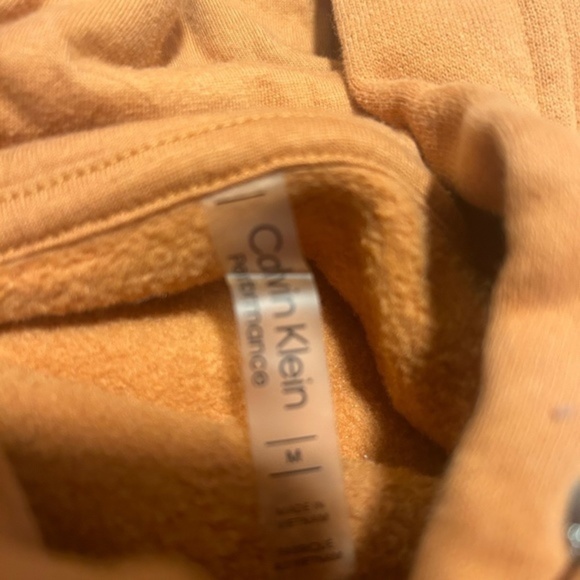 Calvin Klein Hoodie Burnt orange pullover Medium - Picture 3 of 4
